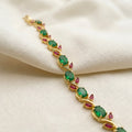 Bracelet Émeraude Élégance