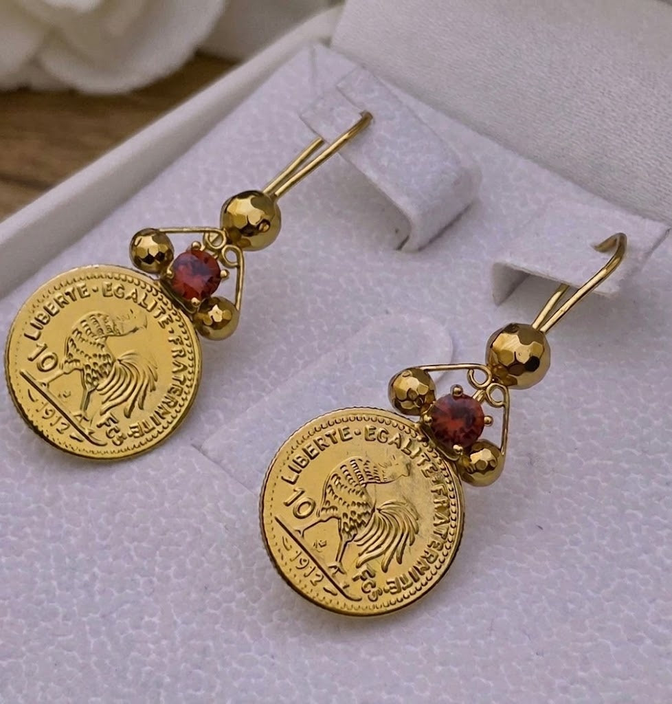 Boucles Impériales Éclat Rouge
