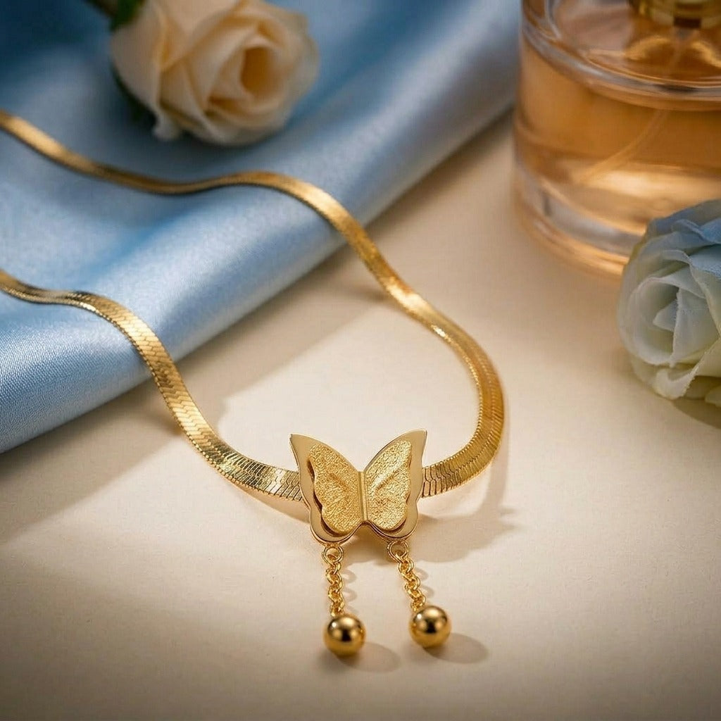 Collier Papillon Éclat Éternel