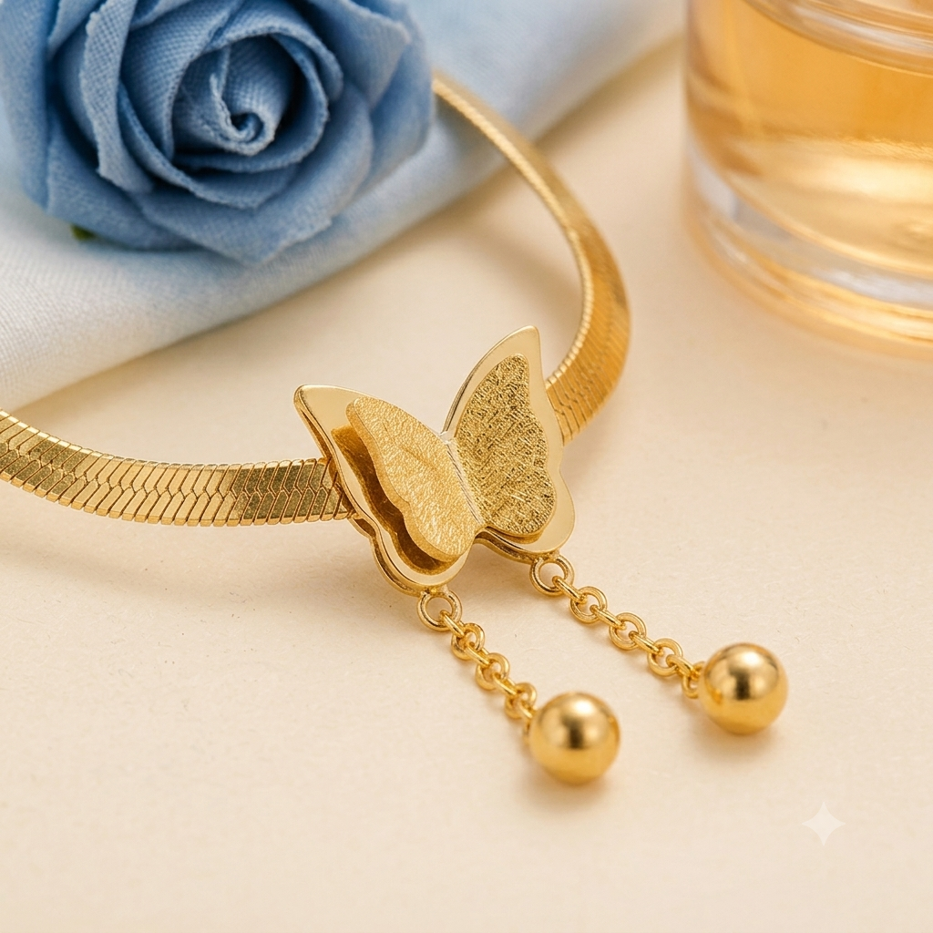 Collier Papillon Éclat Éternel